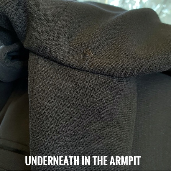 VINTAGE CLASSIC VERSACE V2 BLACK WOOL DOUBLE BREASTED BLAZER SPORT COAT - Picture 9 of 12